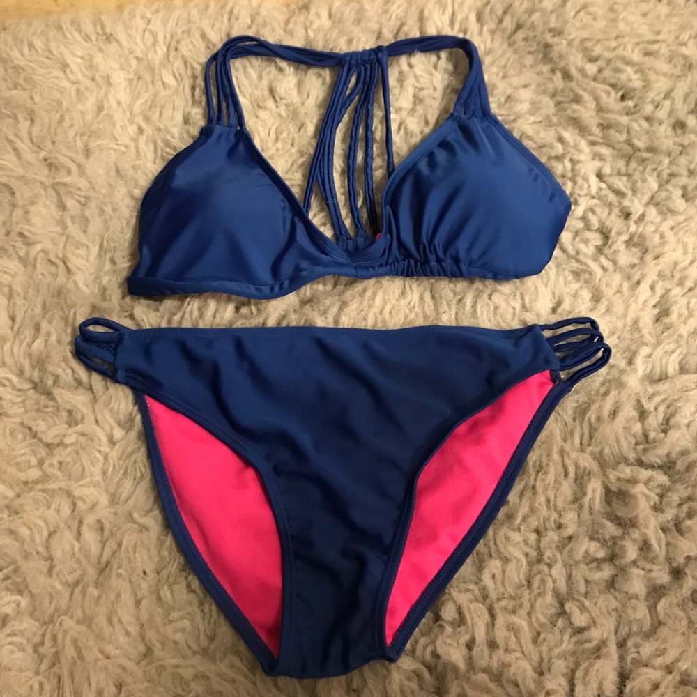 Cute Blue bikini! Size XL but fits like large!