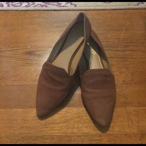 Used brown Franco Sarto flats