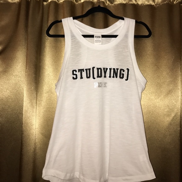 PINK Victoria's Secret Tops - PINK STU[DYING] Tank
