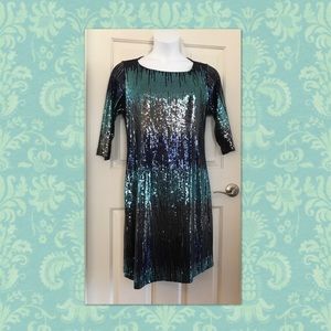 Karen Kane Sequin Dress 0X