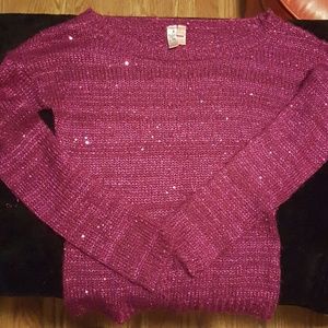 🌺Sparkly purple sweater🌺