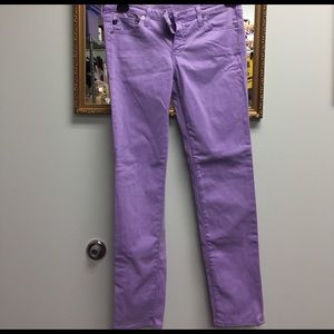 Light purple soft skinny jeans