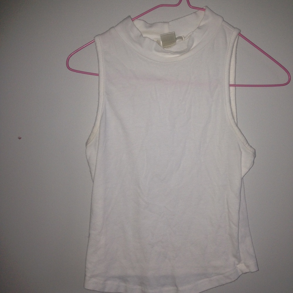 cute mock neck tank top