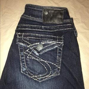 Silver Suki Jeans