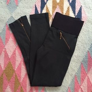 Zara forest green leggings