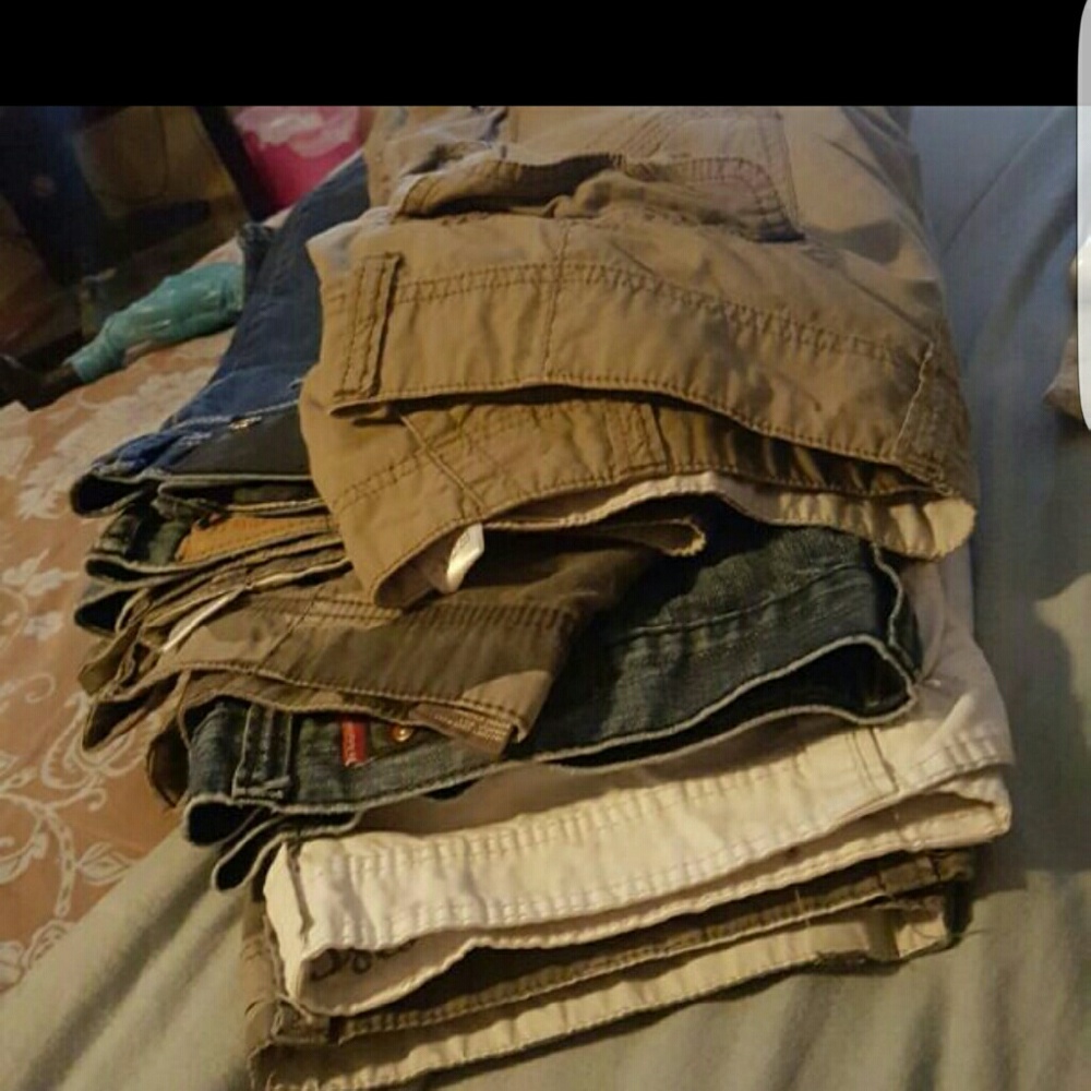 Men's cargo and denim shorts size 36 BUNDLE DEAL