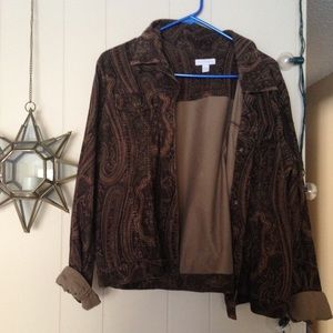 retro button up jacket!