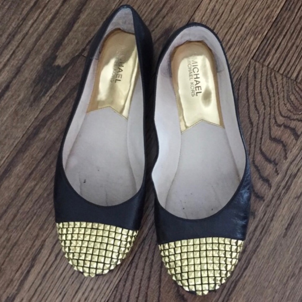 Michael Kors studded toe flats
