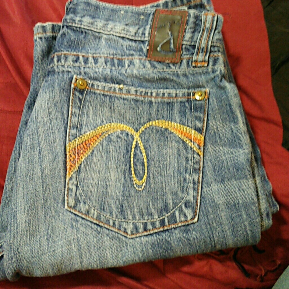 Petrol jeans