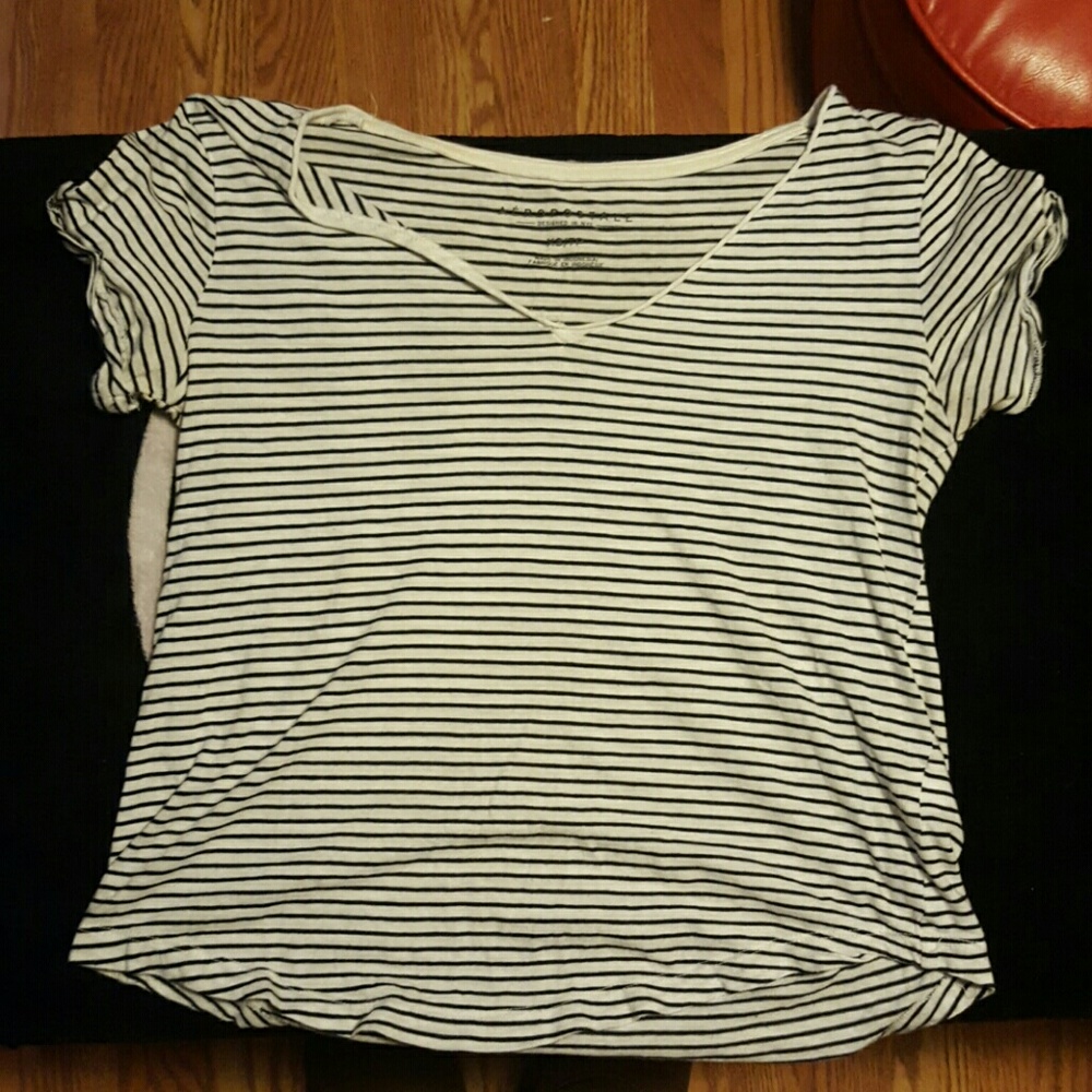 🌺Blue and white striped shirt🌺
