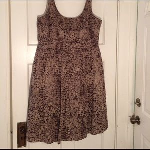 Animal Print Dress Calvin Klein Size 18
