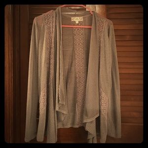 Pink Republic Draped Cardigan Sz S