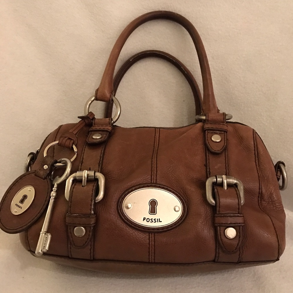 Fossil Maddox vintage brown leather purse 👜❤