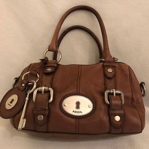 Fossil Maddox vintage brown leather purse 👜❤