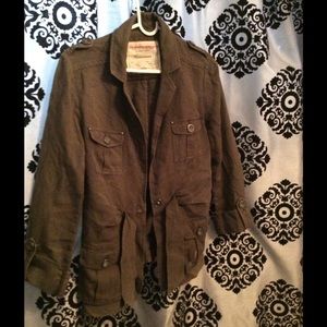 Anthropology Cartonnier fitted cargo jacket