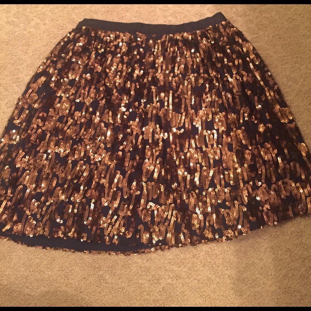 Jcrew sequin skirt size 00