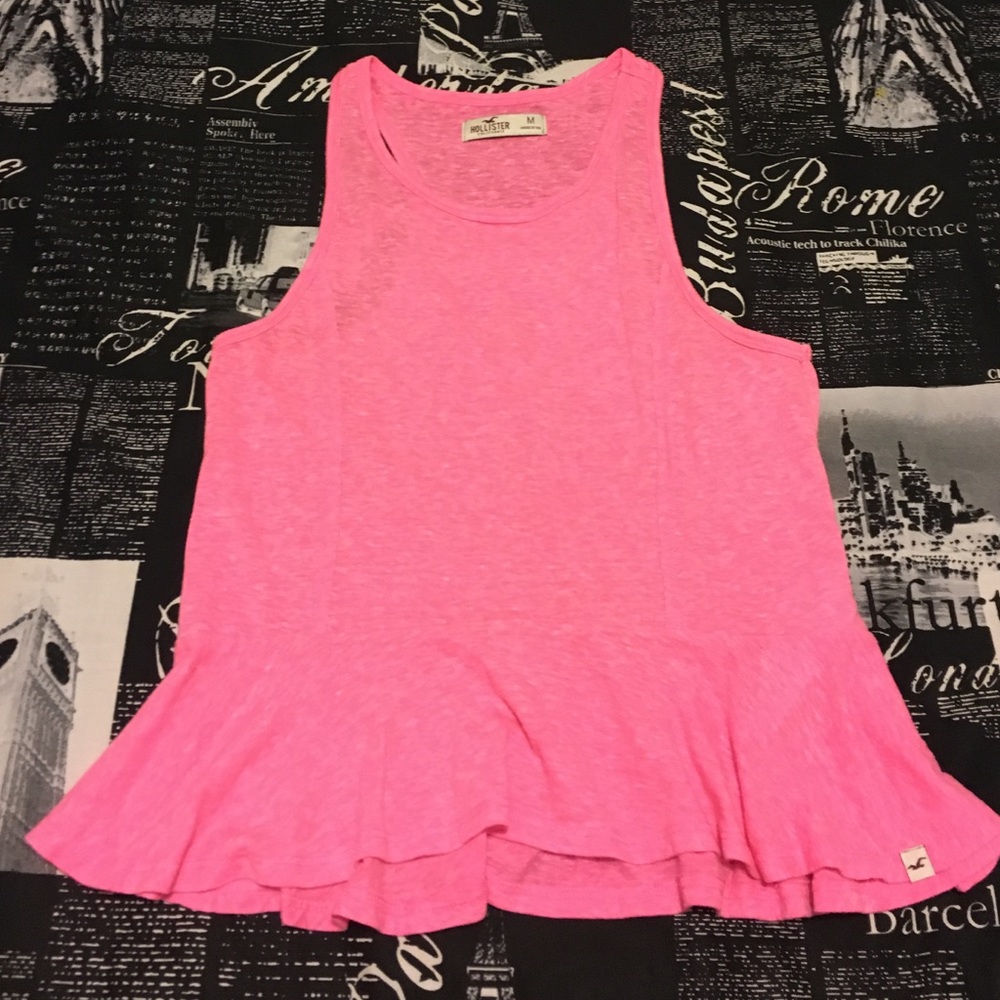 Hollister peplum tank