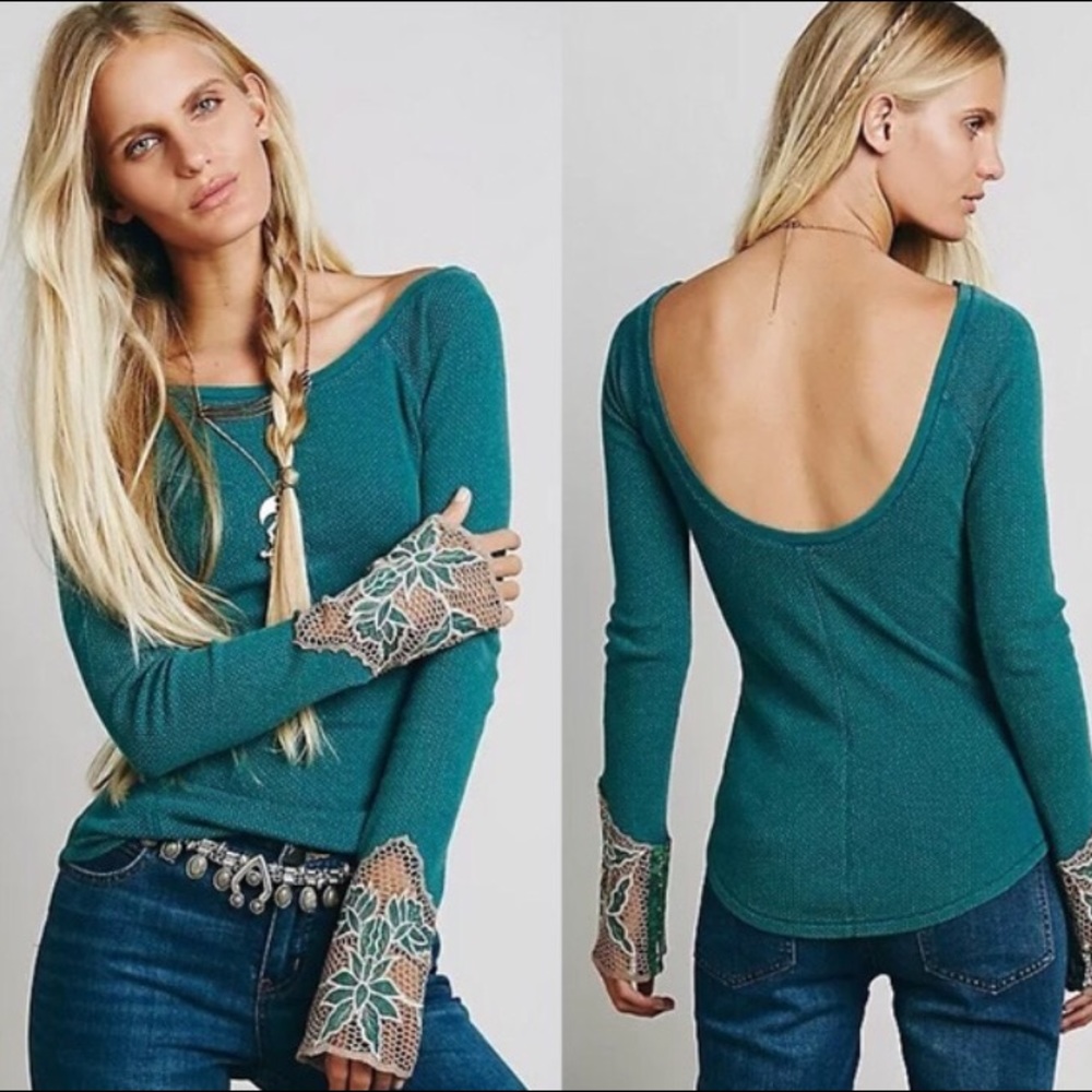 Free People Henley Top