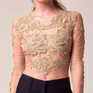 Agacci Gold Bodysuit