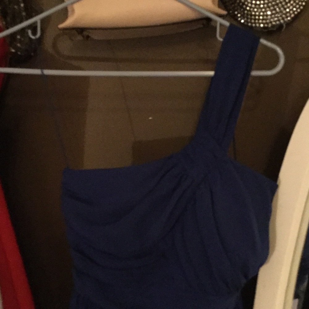 Blue cocktail dress size 1 - Picture 2 of 3