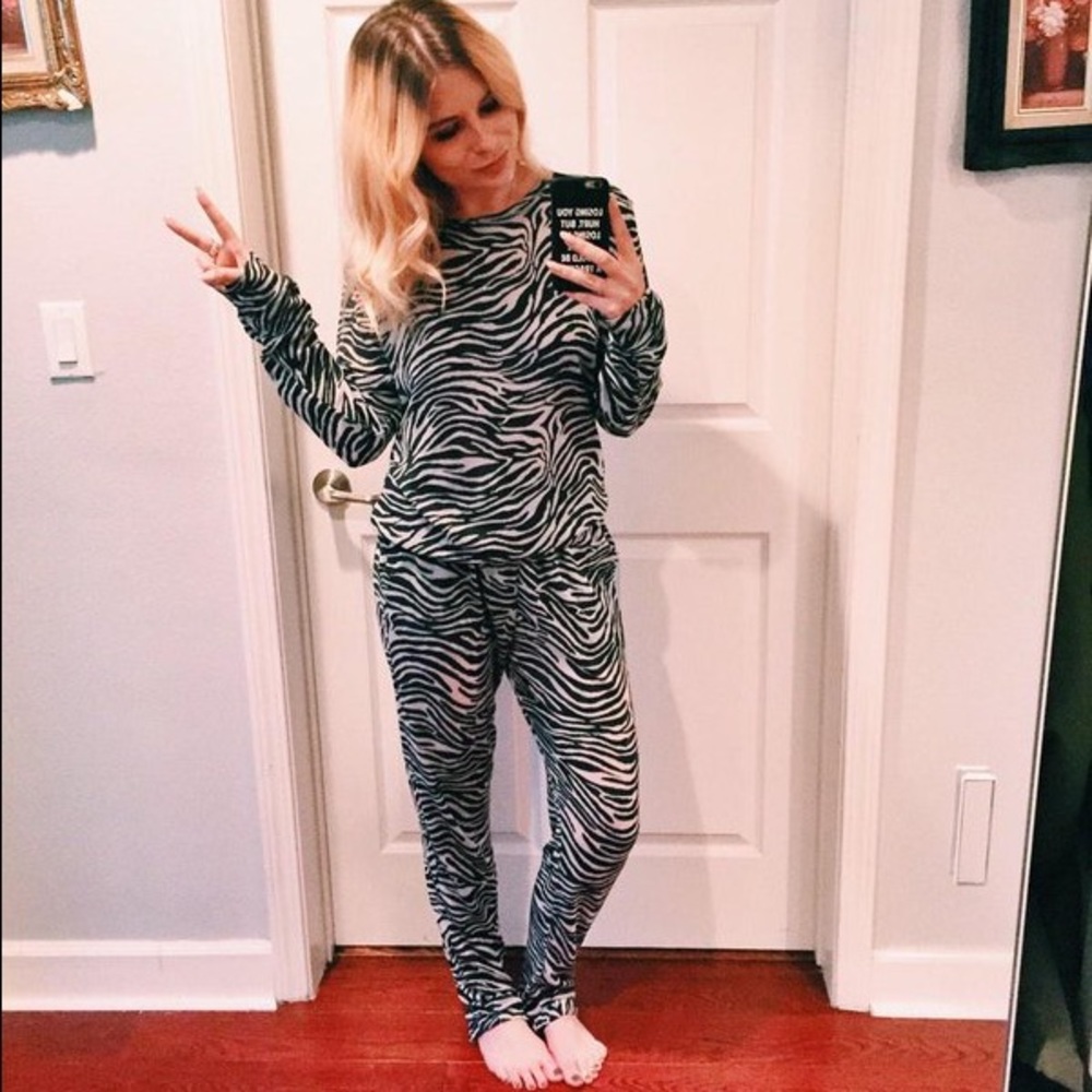 Zebra Top from Jac Vanek. Never worn; with tags