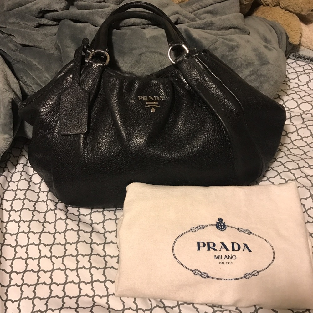 FINAL PRICE Authentic Prada Cervo shoulder bag - Picture 1 of 8