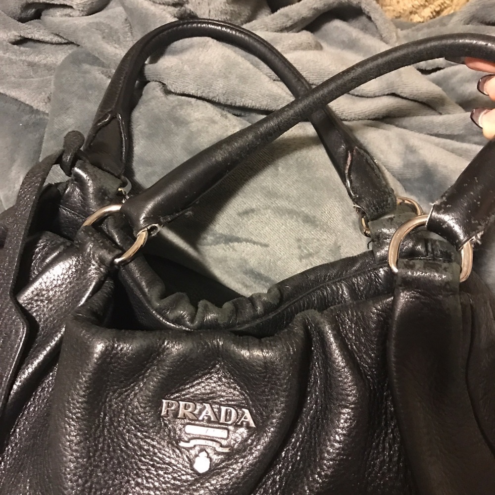 FINAL PRICE Authentic Prada Cervo shoulder bag - Picture 2 of 8