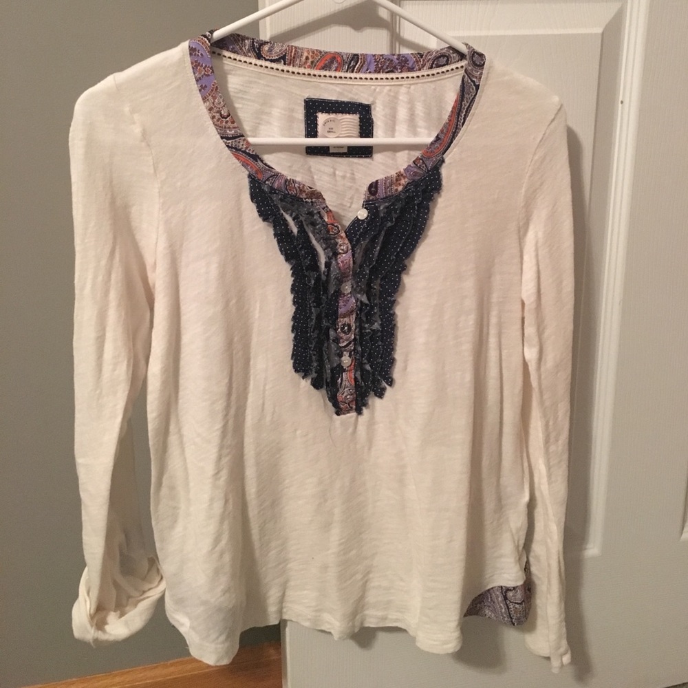 Anthropology top-Size S. Only worn a few times.