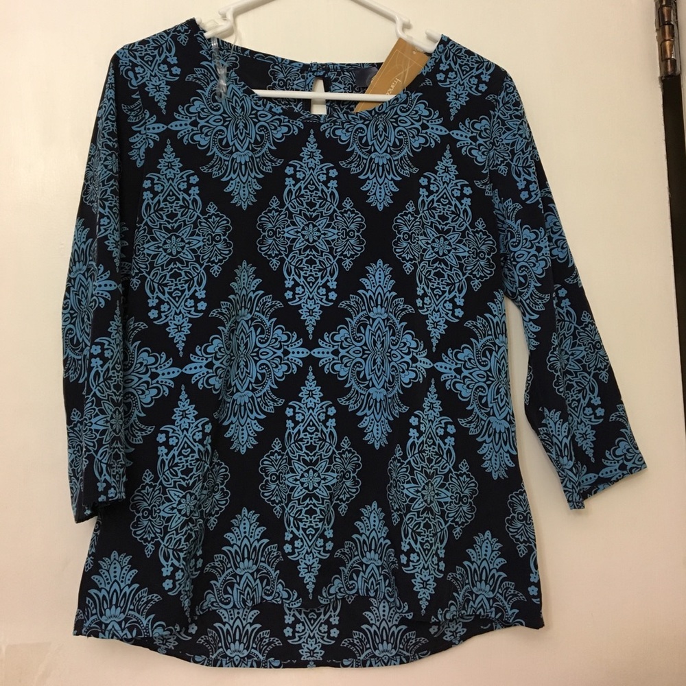 NWT Francesca's Collection Navy/blue polyester