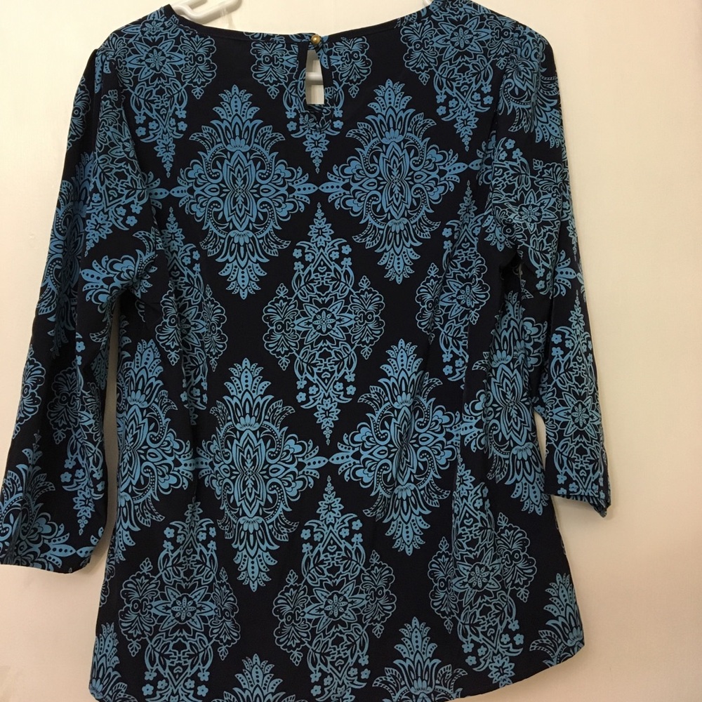 NWT Francesca's Collection Navy/blue polyester - Picture 3 of 4