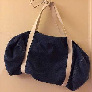 American Apparel Denim Duffle