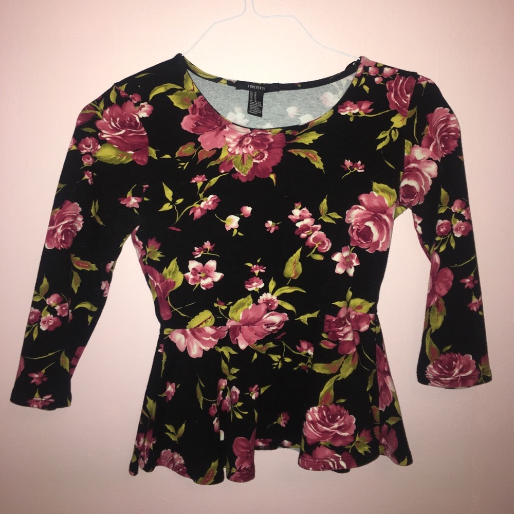 Forever 21 Peplum Top