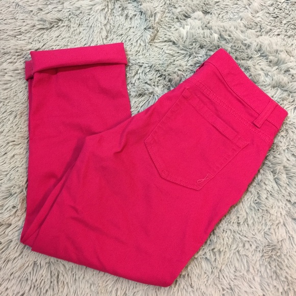 NWOT Jones New York Pink City Cuffed Capri - Picture 2 of 4