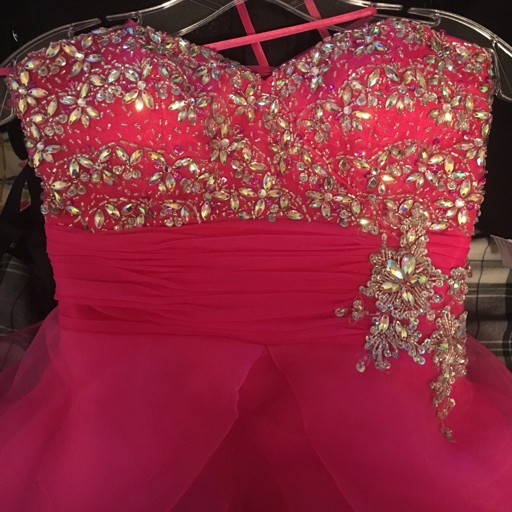 Pink Prom/Pageant Dress - Picture 2 of 3