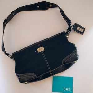 The Sak | Suede and Patent Leather Handbag