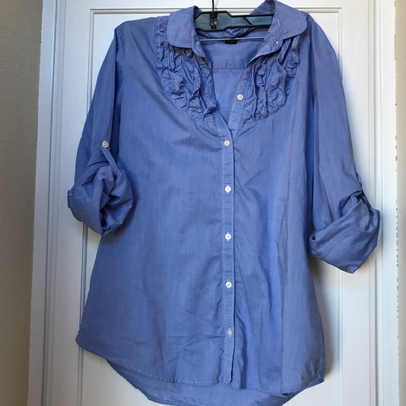 GAP tuxedo style button up - Picture 2 of 5