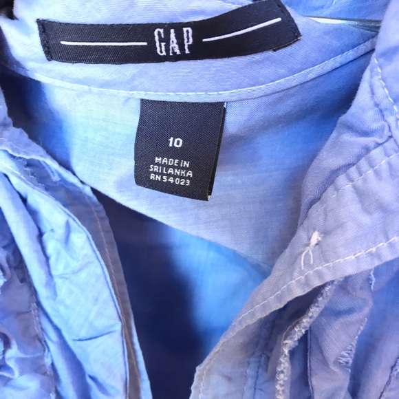 GAP tuxedo style button up - Picture 3 of 5