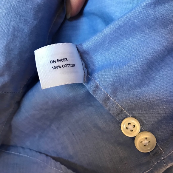 GAP tuxedo style button up - Picture 4 of 5