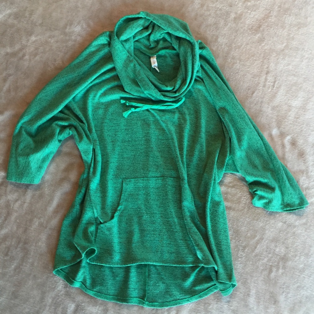 Heathered Green Ideology Sweater
