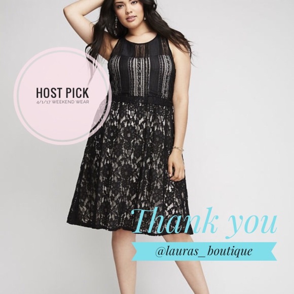 Lane Bryant Dresses & Skirts - ➕ Beautiful mixed lace midi dress🎉HP🎉