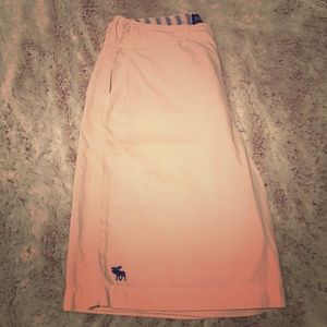 Men's light pink Abercrombie  shorts