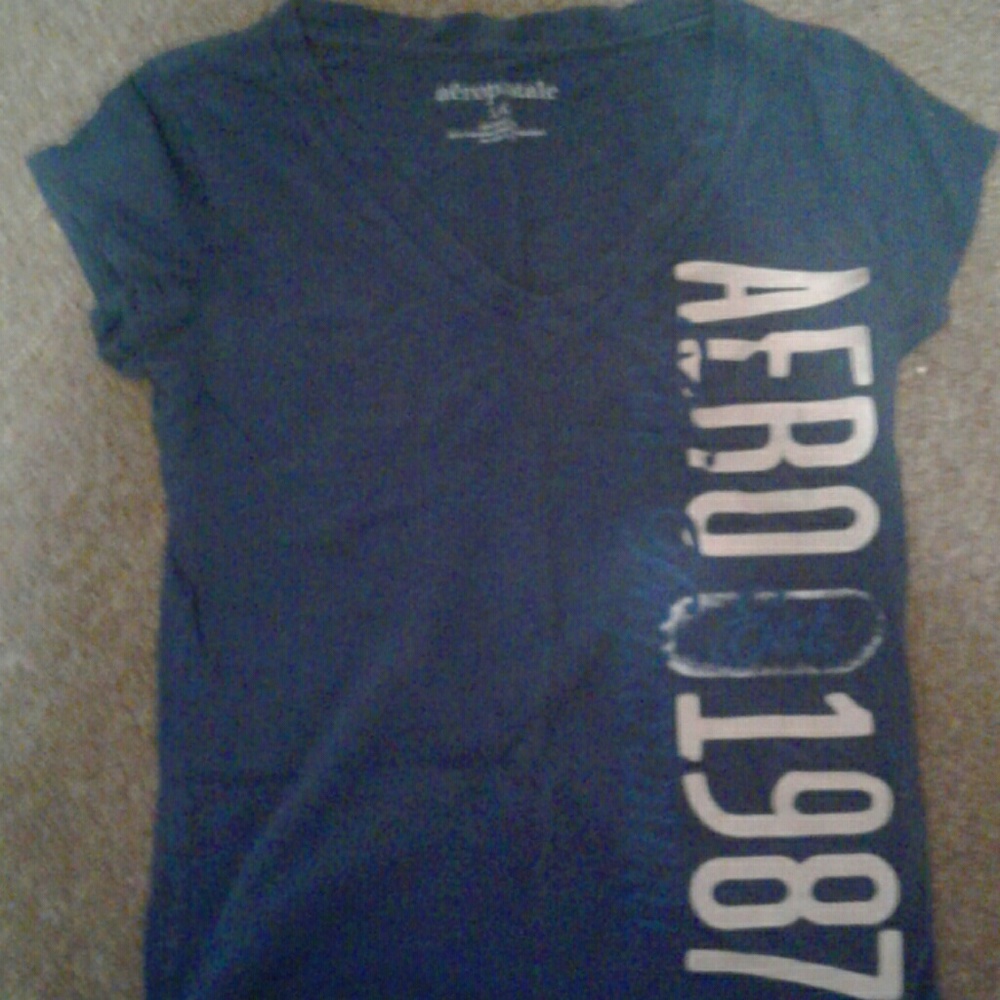 Blue aeroopostale shirt