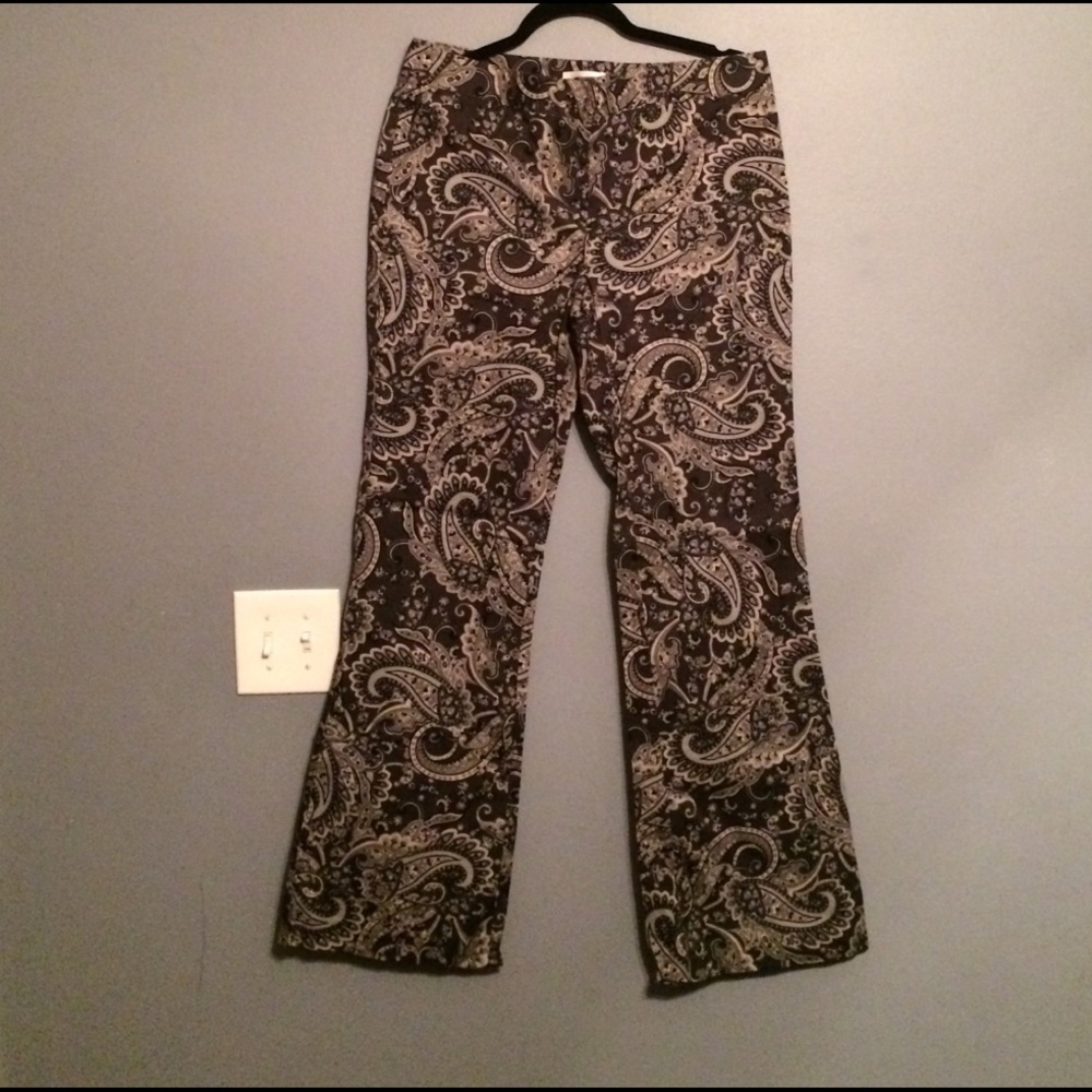 Paisley patterned pants perfect for teachers