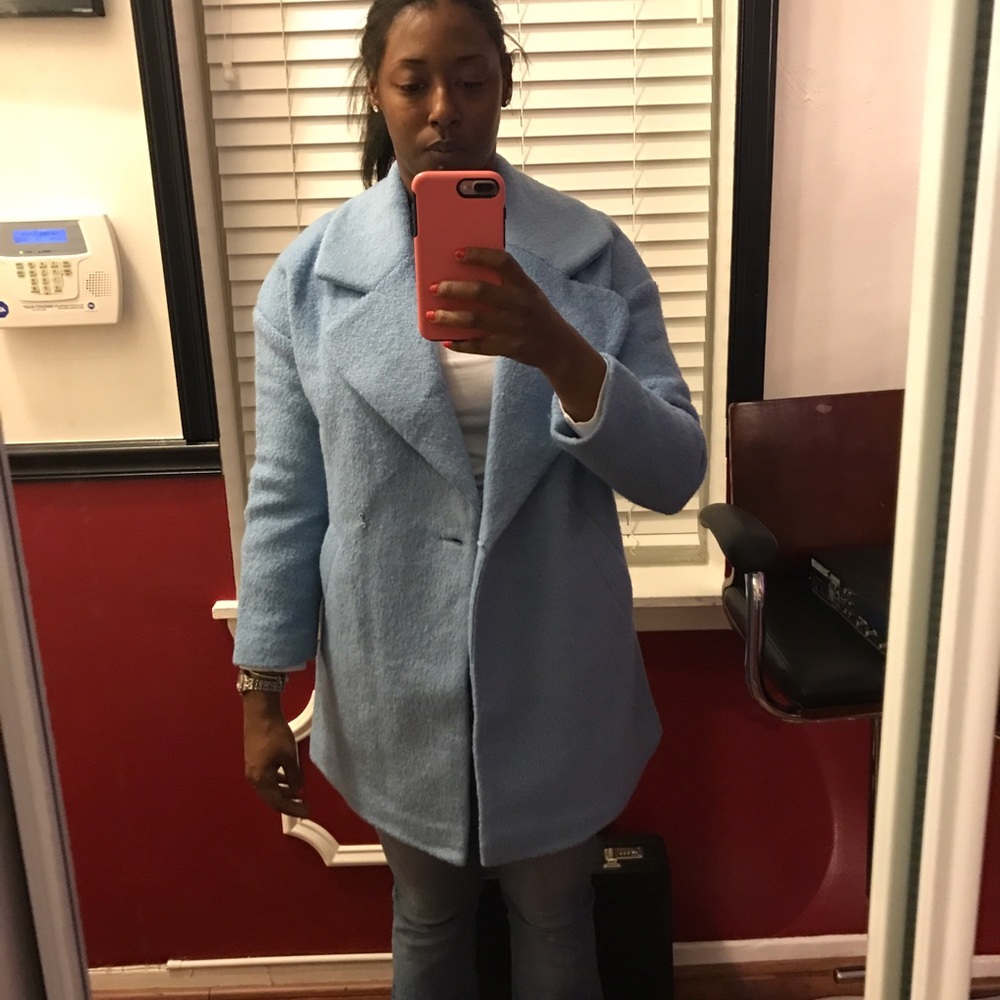 Forever 2️⃣1️⃣ light blue fall/spring  ❄️ coat