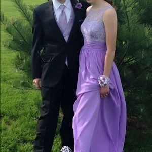 Purple prom dress