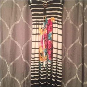 Kneck tie spring/summer dress