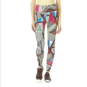 Multi Colored full length workout pants