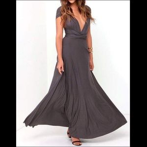Convertible Maxi Wrap Dress