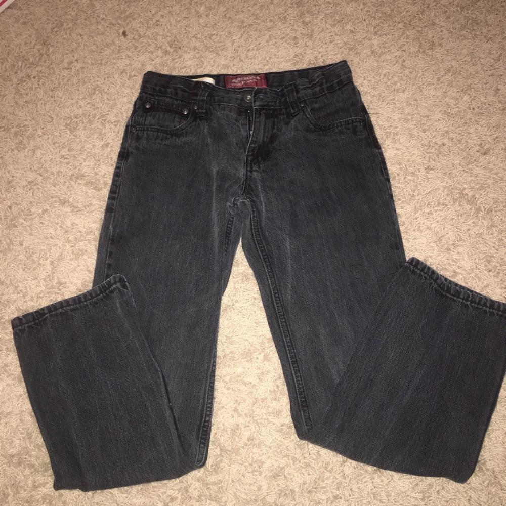 Boys black skinnies