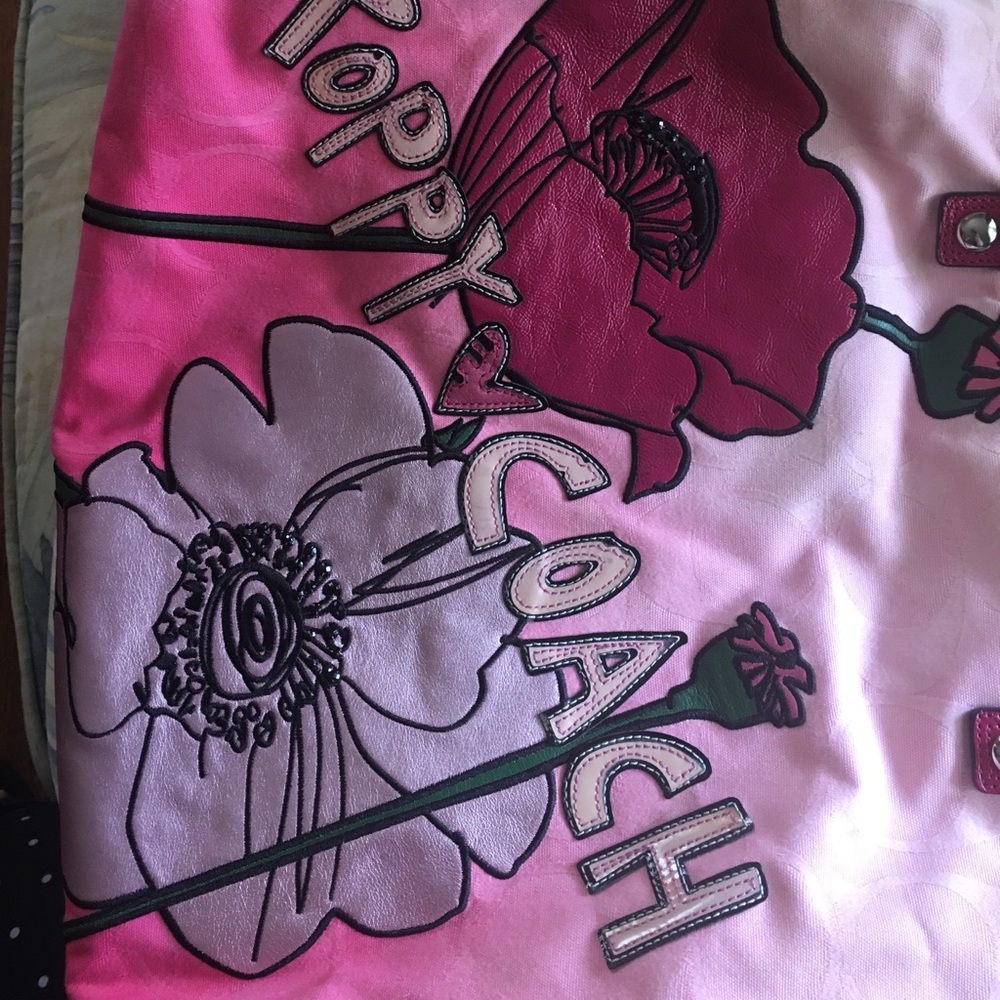 Coach Poppy Canvas Purse